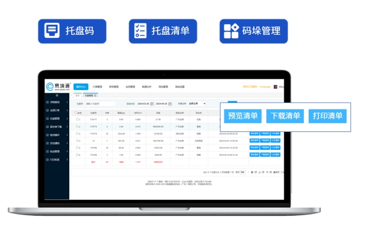貨代企業(yè)倉庫貨物混亂？易境通散貨拼柜系統(tǒng)來幫忙！