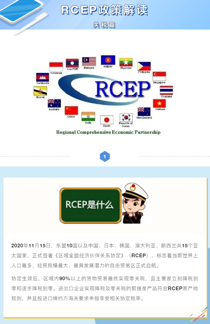 海關(guān)解讀：RCEP項下如何進(jìn)行關(guān)稅減讓與適用？
